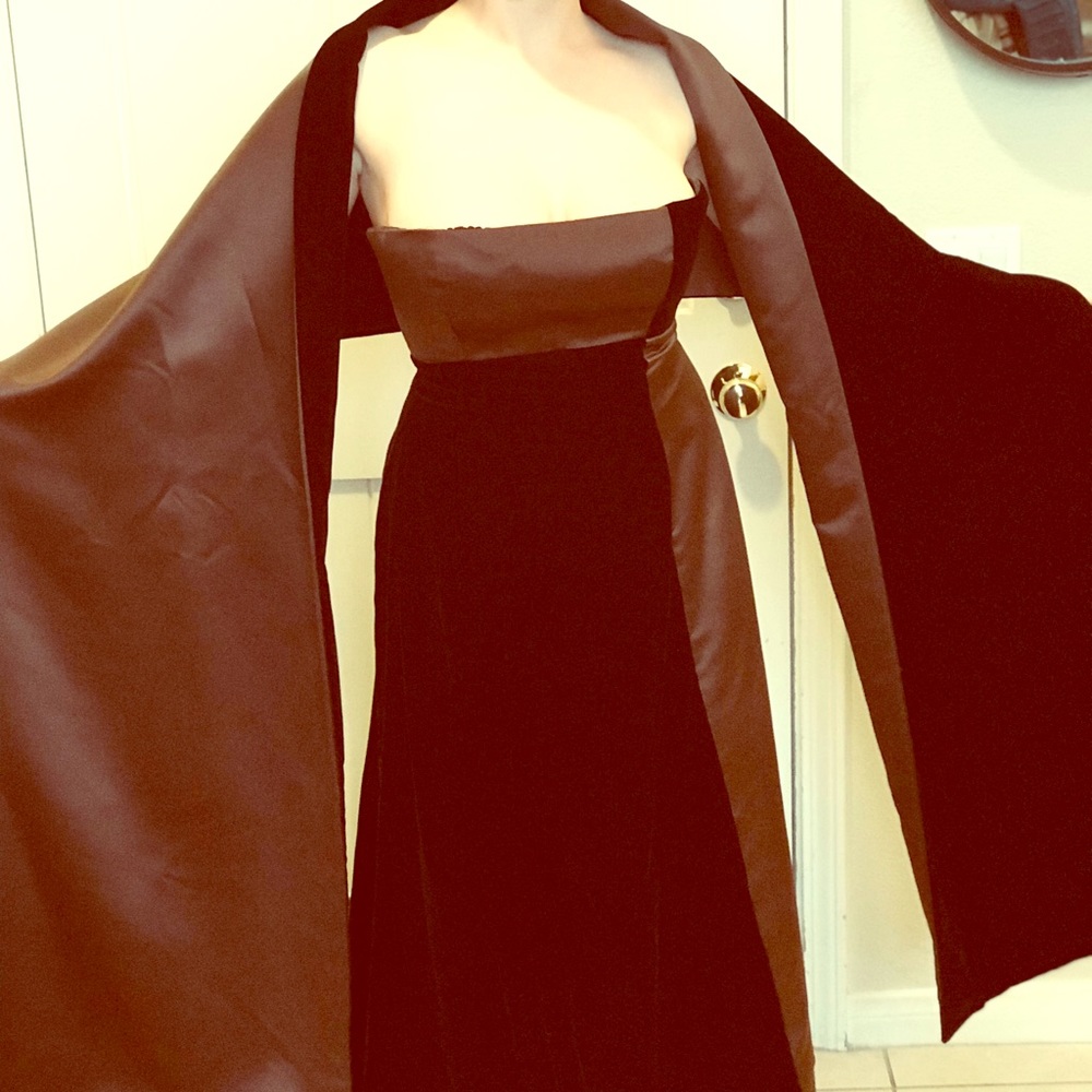 Dan Carlin Ball Gown with Wrap
